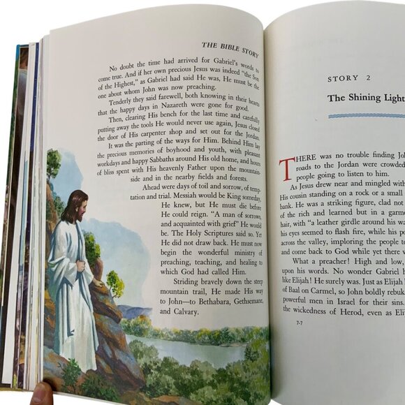 The Bible Story Volume 7 By Arthur S Maxwell Illustrated Hardcover Book 1975 - Picture 8 of 9